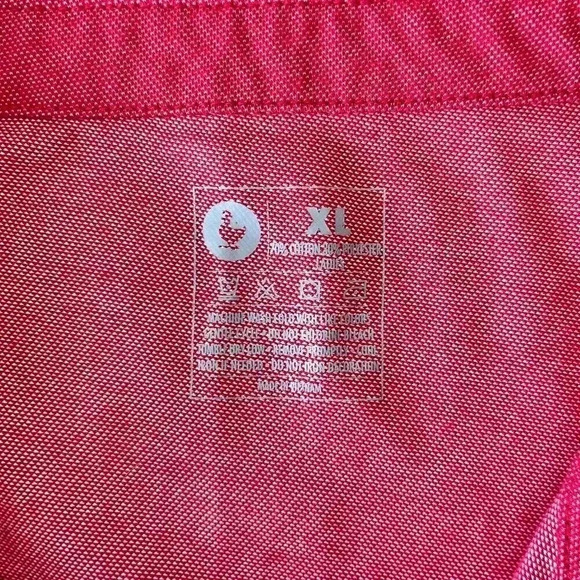 Unisex Zaxby's Red Short Sleeve Work Polo - XL - Picture 7 of 7